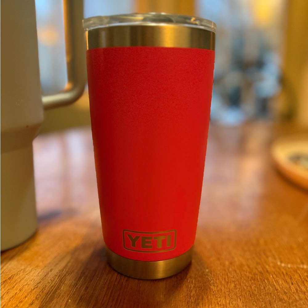 YETI pink Travel Mug